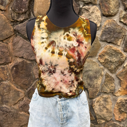 Women's Fitted Rayon Cropped Tank | Hand-Dyed River Apparel