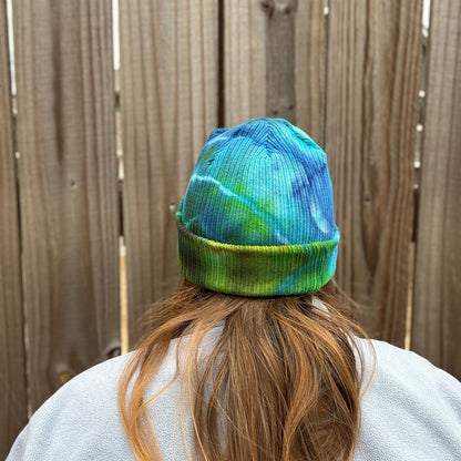 Cool Energy Ribbed Tie Dye Beanie