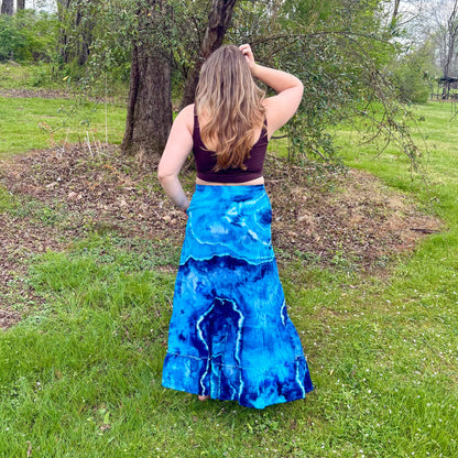 Take-Out Skirt | Tie Dye Skirt for Women - Flowy Summer Skirt with Pockets