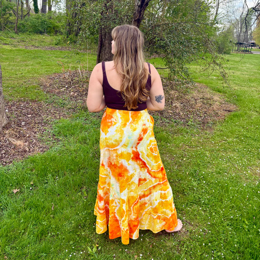 Take-Out Skirt (Preorder) | Tie Dye Skirt for Women - Flowy Summer Skirt with Pockets