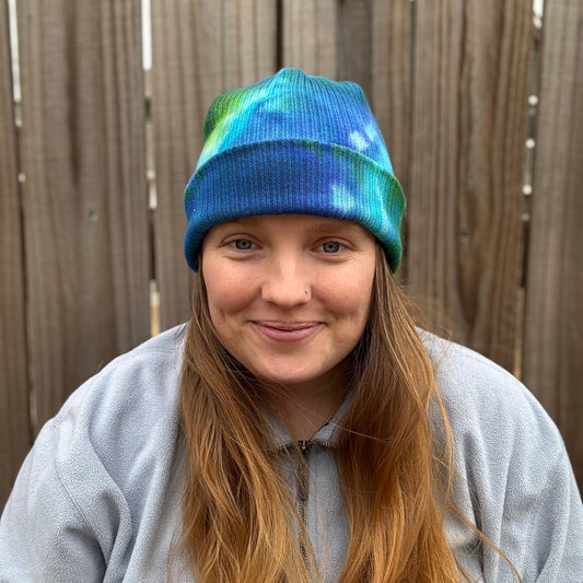 Cool Energy Ribbed Tie Dye Beanie