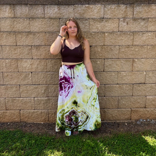 Take-Out Skirt | Forest Witch – Hand-dyed Skirt for Women with Pockets