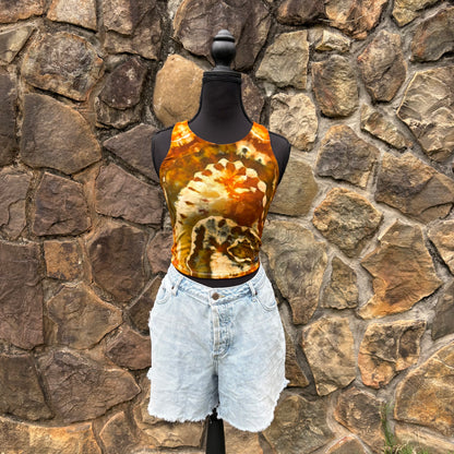 Women's Fitted Rayon Cropped Tank | Hand-Dyed River Apparel