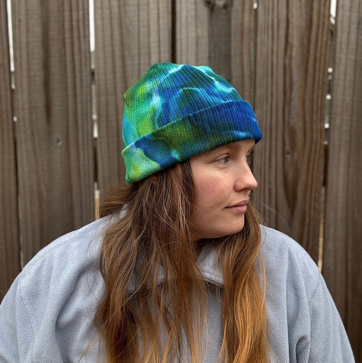 Cool Energy Ribbed Tie Dye Beanie