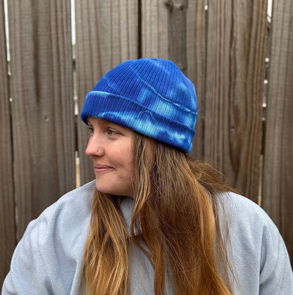 Cool Energy Ribbed Tie Dye Beanie