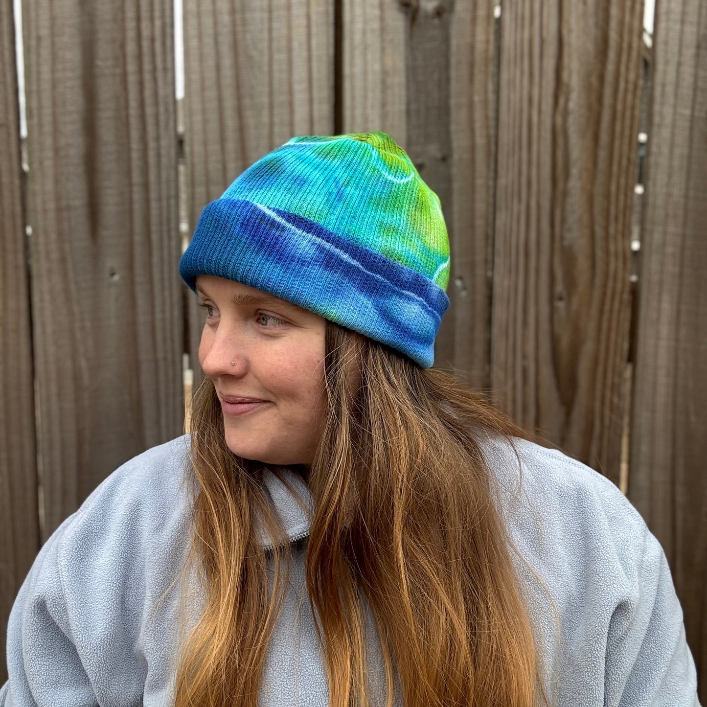 Cool Energy Ribbed Tie Dye Beanie