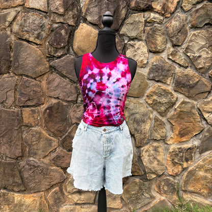 Women's Fitted Rayon Cropped Tank | Hand-Dyed River Apparel