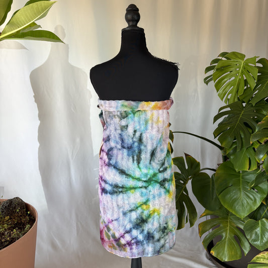 Rainbow Tie Dye Bath Towel