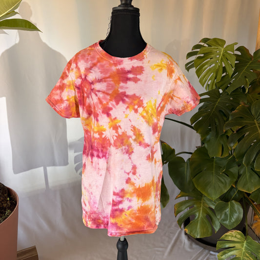 Red Yellow Tie Dye T-shirt