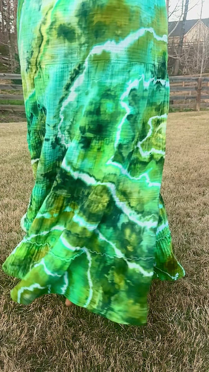 Take-Out Skirt | Tie Dye Skirt for Women - Flowy Summer Skirt with Pockets